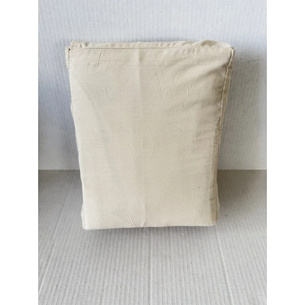 Threshold Twin XL 300 Thread Count Organic Cotton Sheet Set Ivory 3pc New